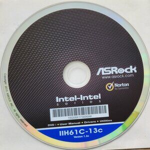 Vintage - ASRock: Intel Drivers, Utilities, Manual, IIH61C-13C, 2013